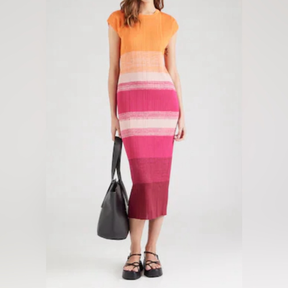 Colorful Striped Dress